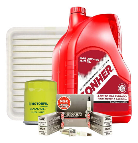 Kit Afinación Mitsubishi Galant 2004-2009 3.8l 6v 20w50