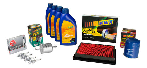 Kit Afinación Tsuru 2012 2013 2014 Con Bujía Ngk 25w50