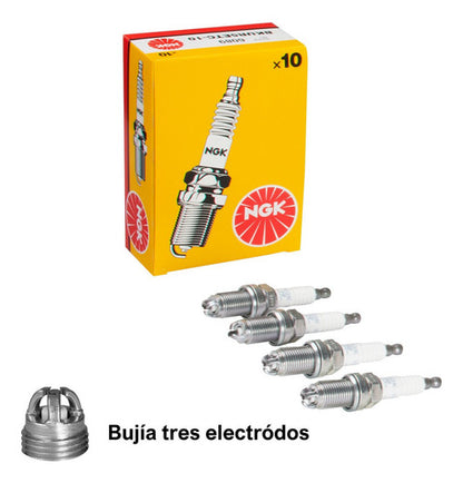 Kit Afinación Sin Aceite Gol 1.6 2008 Al 2013 Bujía Platino