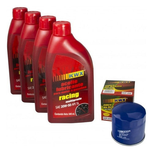 Kit Cambio De Aceite I-10 2012 Hyundai Multigrado