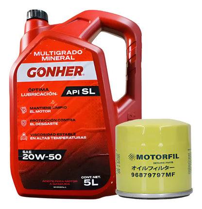 Kit Cambio Aceite Chevrolet Chevy Pickup 1999-2003 L4 2.3 L
