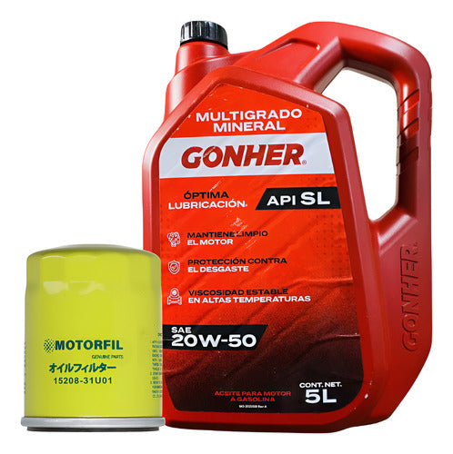 Kit Cambio Aceite Nissan Frontier 1998-2004 2.4 L