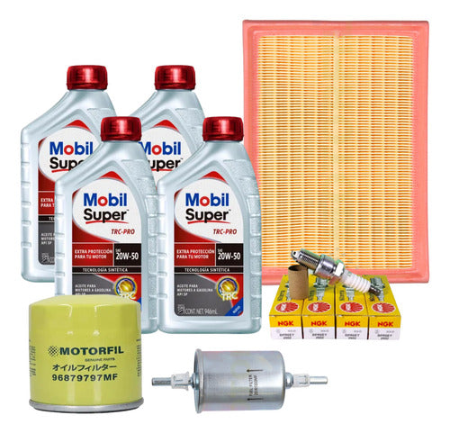 Kit Afinación Tornado 2004-2011 Mobil 20w50