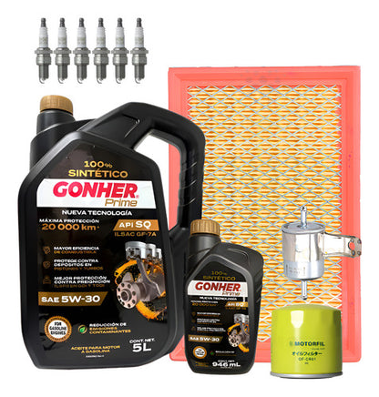 Kit De Afinacion Town & Country Apv 94-95 3.8l Gonher 5w30
