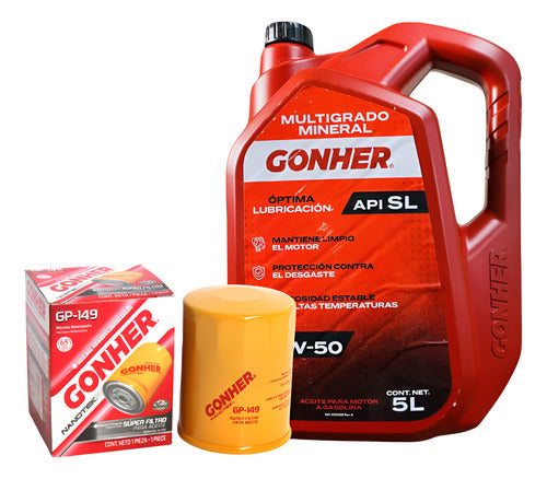 Kit Cambio Aceite Nissan Frontier 1998-2004 2.4 L