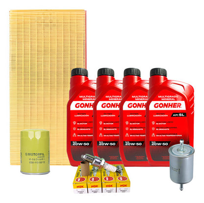 Kit De Afinación Jetta A4 Mk4 2010 Al 2015 2.0 Gonher 20w50