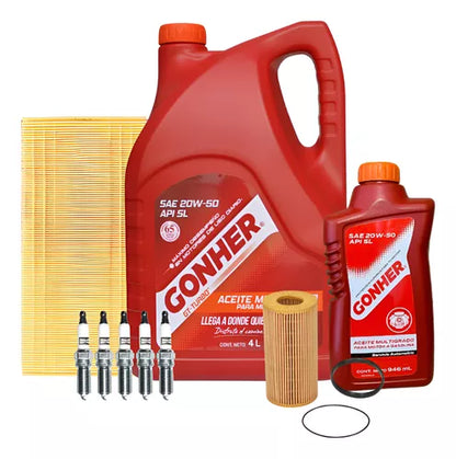 Kit De Afinación Beetle Cabrio 2010 2.5 Gonher B/platino