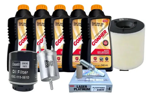 Kit Afinación Seat Toledo 2013-2015 1.4 Turbo 4l Gonher 5w30