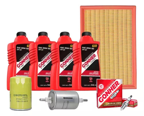 Kit Afinación Derby 1.8l 1995 Al 2005 Bujía Gonher 20w50