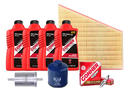 Kit De Afinación Gol 2014 Al 2020 1.6 Bujía Gonher 20w50