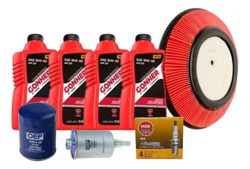 Kit De Afinación Tsuru Iii 1992 1.6 L Gonher 15w40