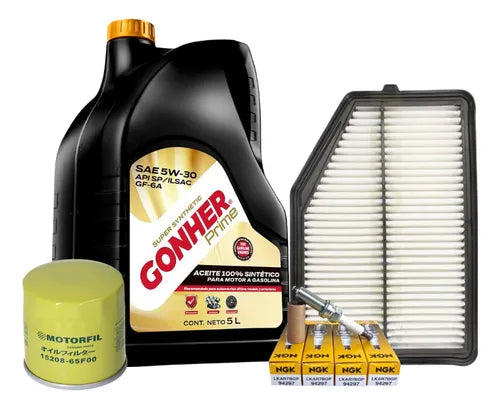 Kit Afinación Honda Cr-v 15-16 2.4l B/platino Gonher 5w30