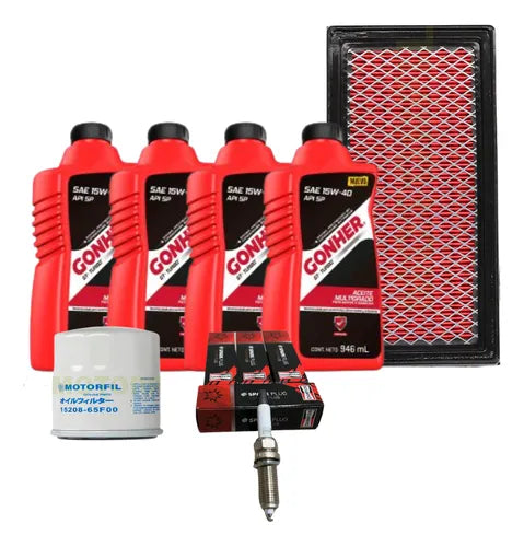 Kit Afinación Versa March V-driver 2012-2019 Gonher 15w40