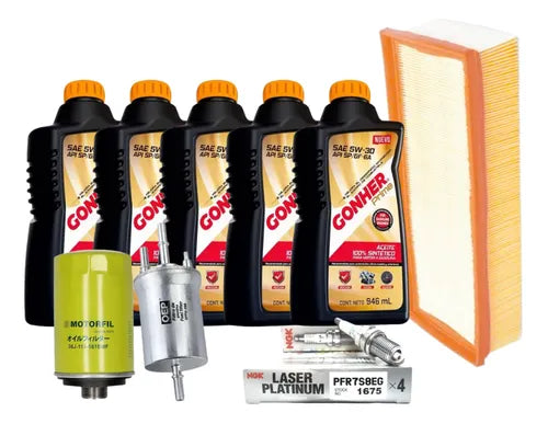 Kit Afinación Seat Leon Fr 15-16 1.8l Turbo 4l Gonher 5w30