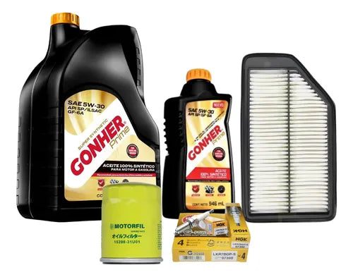 Kit De Afinación Honda Odissey 3.5l 11-17 B/platino 5w30