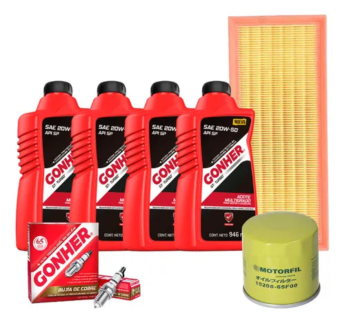 Kit Afinación Altima 2007-2012 2.5l Bujía Gonher 20w50