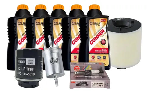 Kit De Afinación Seat Toledo 13-15 1.2l Turbo 4l Gonher 5w30