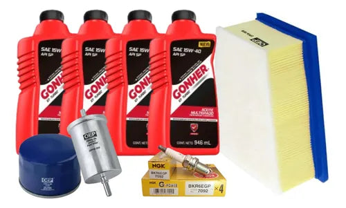 Kit Afinación Renault Clio 02-10 1.6l 4l B/platino 15w40