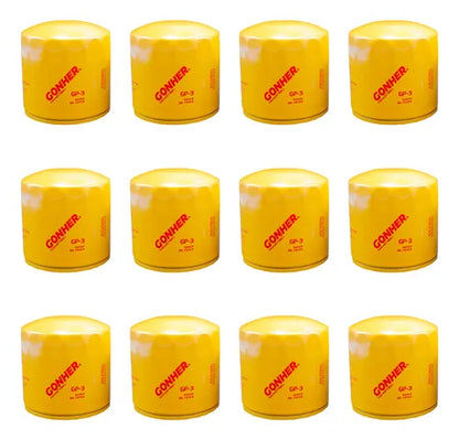 Filtros De Aceite Gp-3 Gonher 12pz Mayoreo