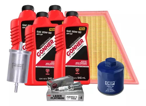 Kit De Afinación Gol 2014 Al 2020 1.6 Gonher Bujía Platino