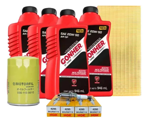 Kit De Afinación Beetle 1998 Al 2002 2.0 Gonher 20w50