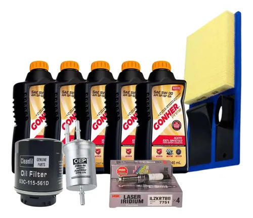 Kit De Afinación Seat Toledo 2013-2016 1.6l 4l Gonher 5w30