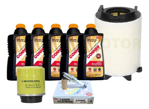 Kit Afinación Seat Leon 07 Al 14 1.4l Turbo 4l Gonher 5w30