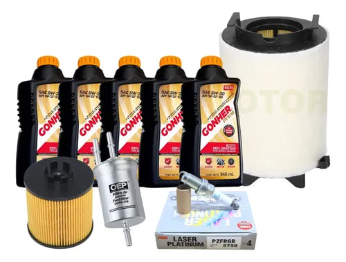 Kit De Afinación Seat Leon 08-09 1.4l Turbo 4l Gonher 5w30