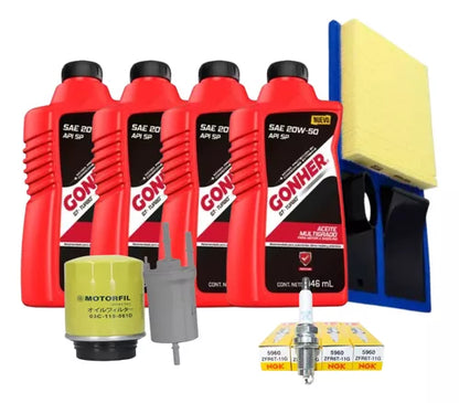 Kit De Afinación Vento 2014 Al 2021 1.6 Aceite Gonher 20w50