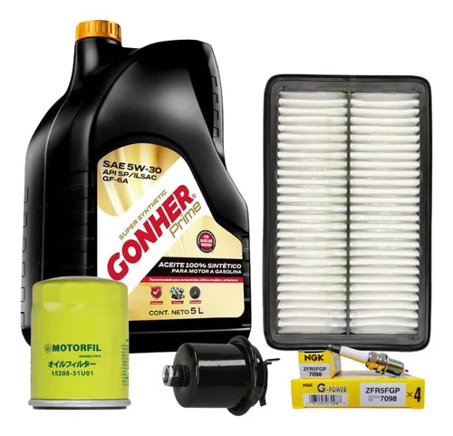 Kit De Afinación Honda Accord 2.3l 99-02 B/ Platino 5w30