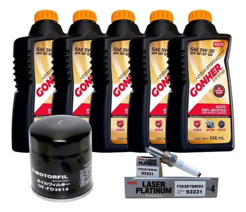 Kit Afinación Seat Leon 2020 1.4l Turbo 4l Gonher 5w30