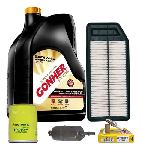 Kit De Afinacion Honda Accord 2.4l 03-07 B/ Platino 5w30