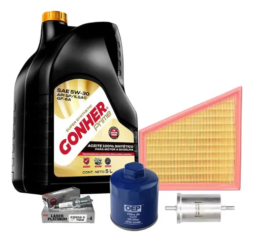 Kit Afinación Saveiro 2010-2015 1.6 Gonher 5w30 B/platino