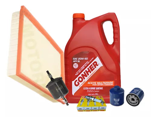 Kit De Afinación Lupo 2005 Al 2010 1.6 Aceite 20w50 Gonher