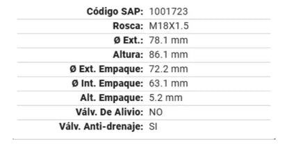Filtros De Aceite Gp-42 Gonher 12pz Mayoreo