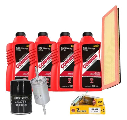 Kit Afinación Ford Fiesta 2003-2010 1.6 Gonher 15w40 B/p