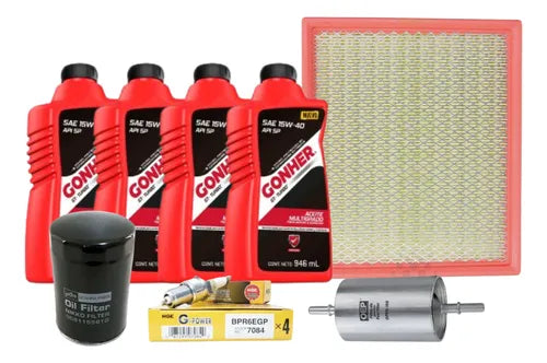 Kit Afinación Seat Ibiza 2003-2009 1.6l 4l B/platino 15w40
