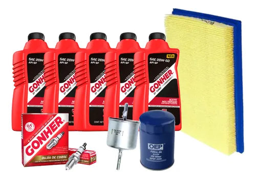 Kit Afinación Courier 2001-2006 1.6l Bujía Gonher 20w50