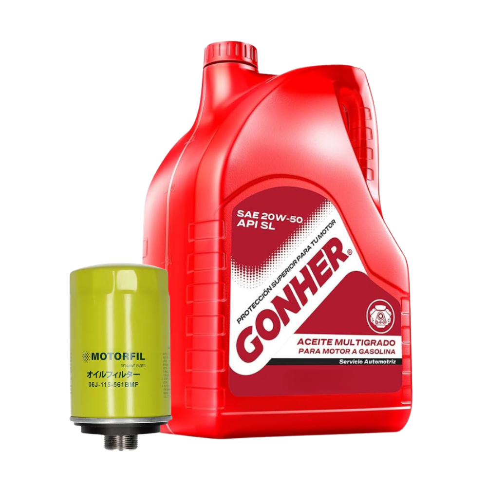 Kit Cambio De Aceite Tiguan 2009 Al 2017 Aceite Gonher 20w50