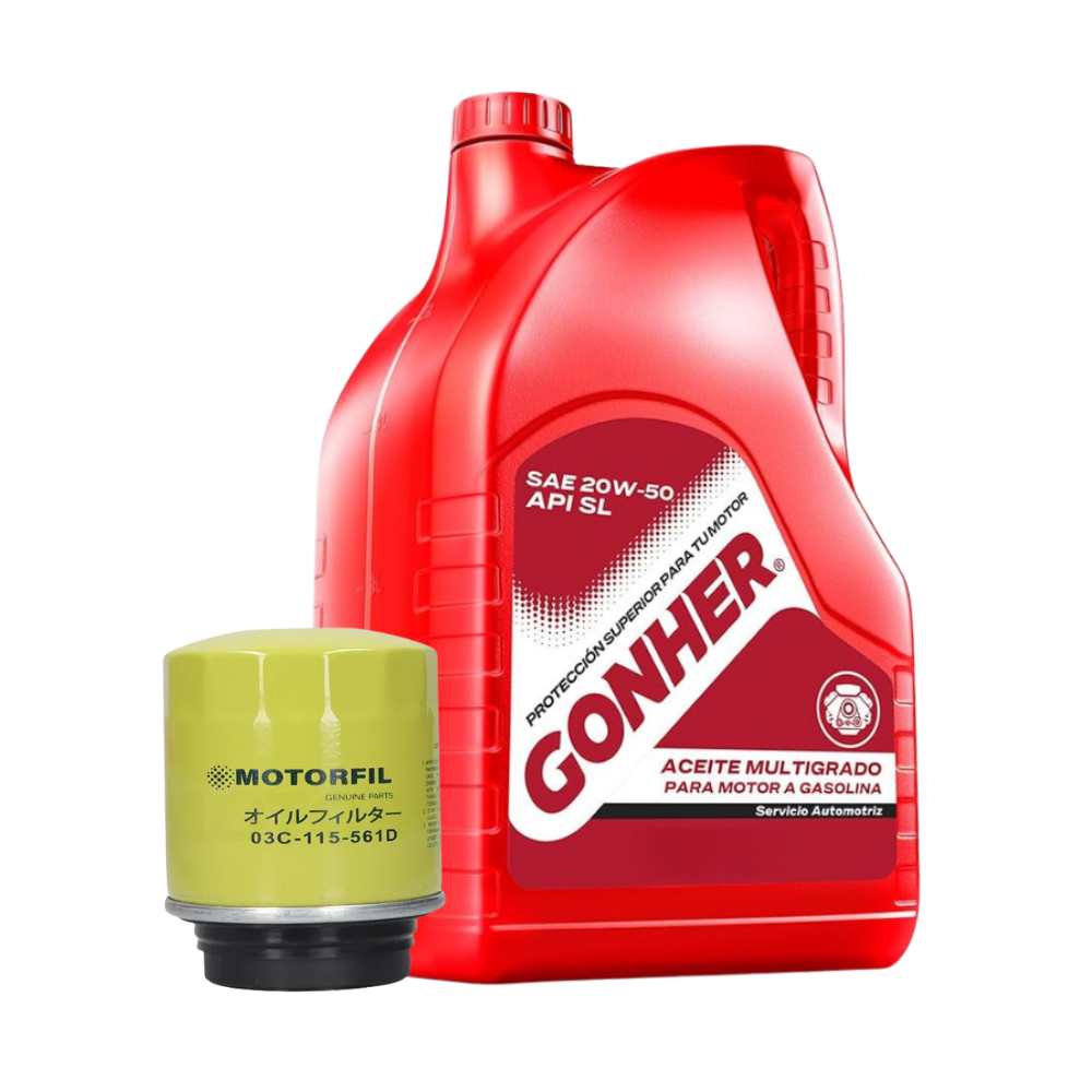 Kit Cambio De Aceite Tiguan 2013 Al 2017 1.4t Gonher 20w50