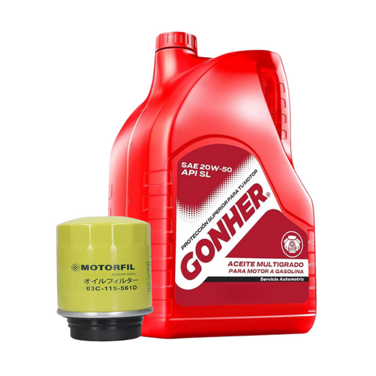 Kit Cambio De Aceite Tiguan 2013 Al 2017 1.4t Gonher 20w50