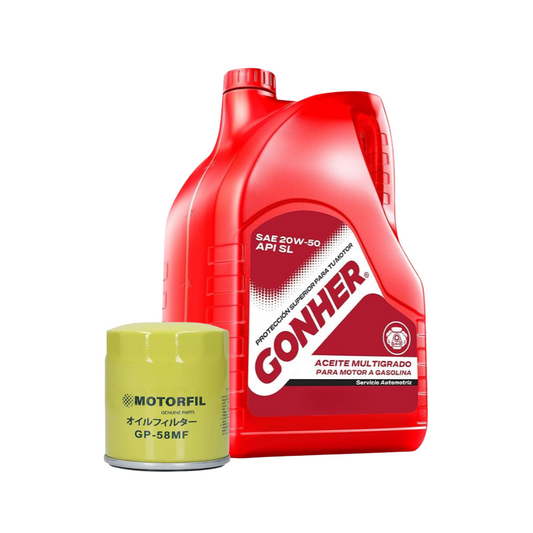 Kit Cambio De Aceite Up 2016 Al 2018 1.0 Aceite Gonher 20w50
