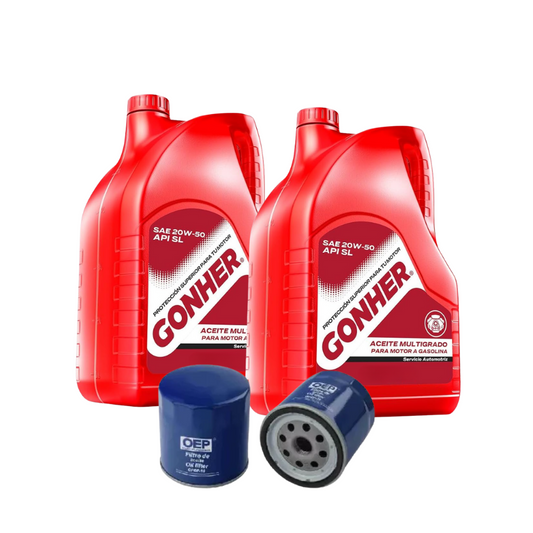 Kit Cambio De Aceite Suburban 1986 5.0 Gonher 20w50