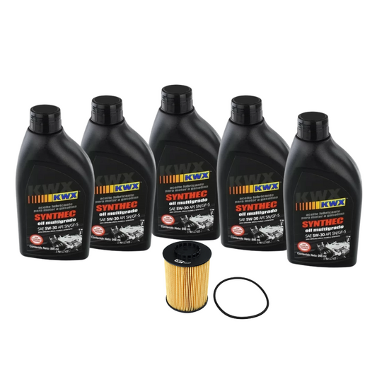 Kit Cambio Aceite Touareg 2012 Al 2017 3.6 6v 5w30 Kwx Sintetico