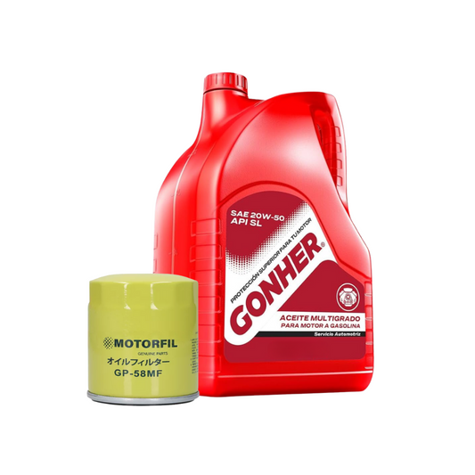 Kit Cambio de Aceite Sprint 1985 al 1988 1.0 Gonher 20W50