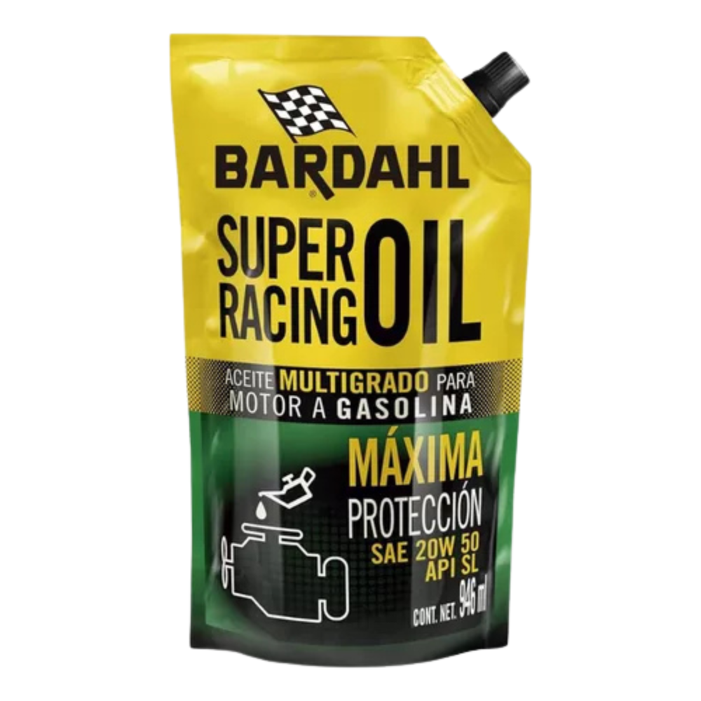 Aceite Para Motor Bardahl 20w50 Racing Oil 946 Ml