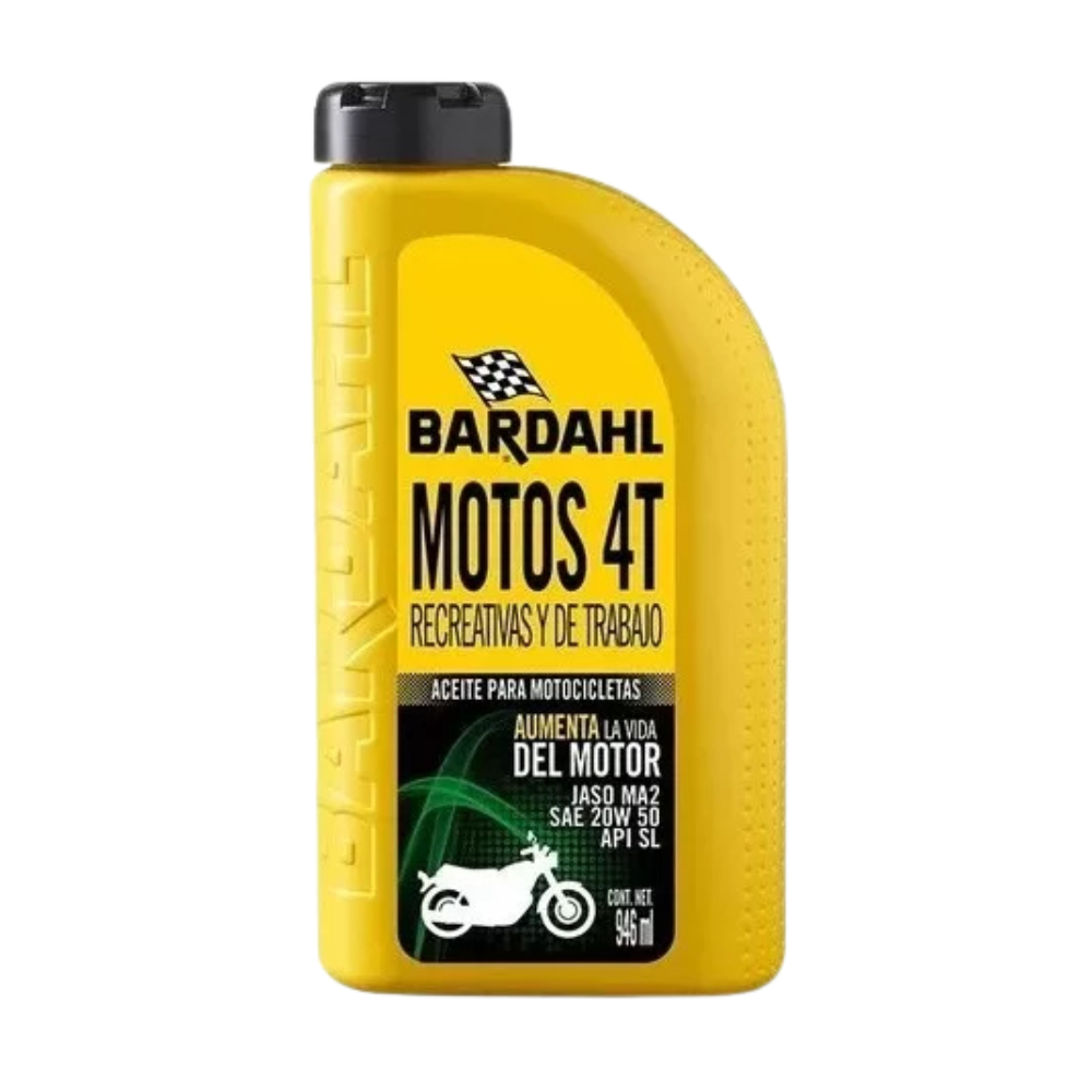 Aceite Para Motor Bardahl Mineral 20w-50 Para Motos