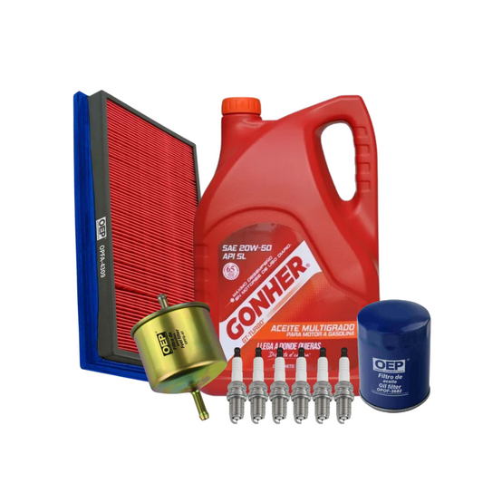 Kit Afinacion D21 Usa 1986 Al 1994 3.0l Gonher Bujia Platino