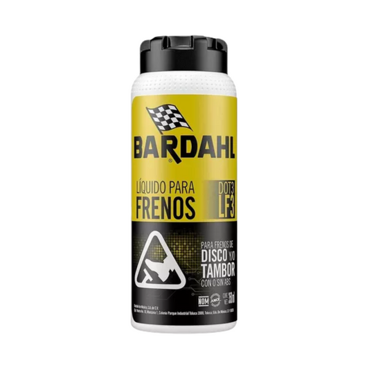 Liquido Para Frenos Disco Y Tambor Dot-3 350 Ml Bardahl 1 Pz