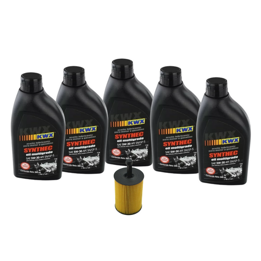 Kit Cambio Aceite Touareg 2004 Al 2007 3.2 6v Kwx 5w30 Sint